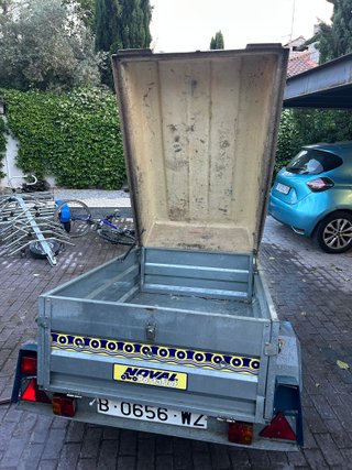 Remolque de transporte 1 eje