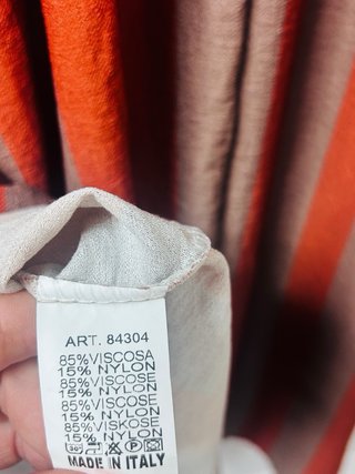 Vestido  moda color teja topo S-M top a juego