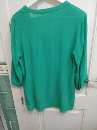 Blusa Zara Verde Talla L