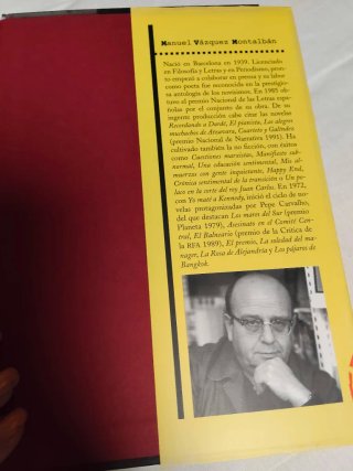 Libro "Las recetas de Carvalho"