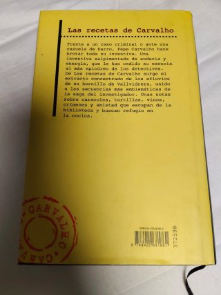 Libro "Las recetas de Carvalho"
