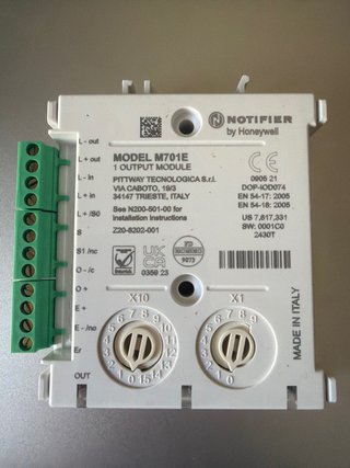 Módulo M701E Notifier by Honeywell