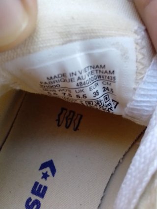 Converse blancas talla 38