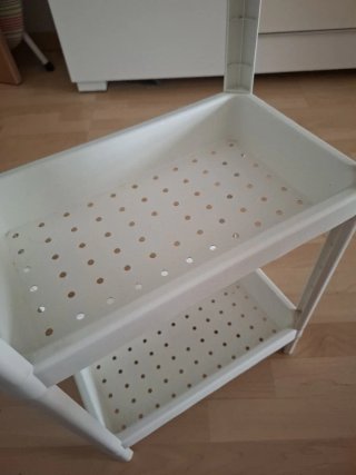 Scaffale bianco in plastica Ikea