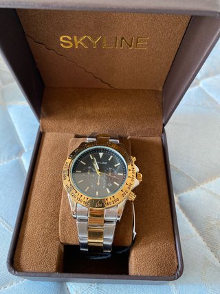 Reloj Skyline Oro y Plata