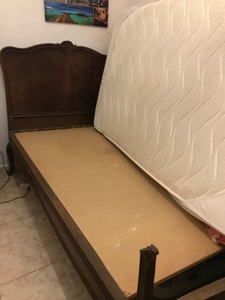 CAMA antigua isabelina de PALOSANTO