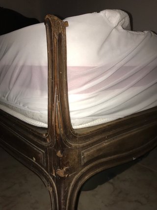 CAMA antigua isabelina de PALOSANTO