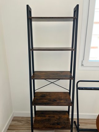 Estantería Escalera Madera y Metal