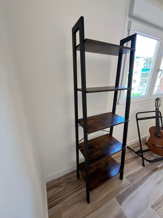 Estantería Escalera Madera y Metal