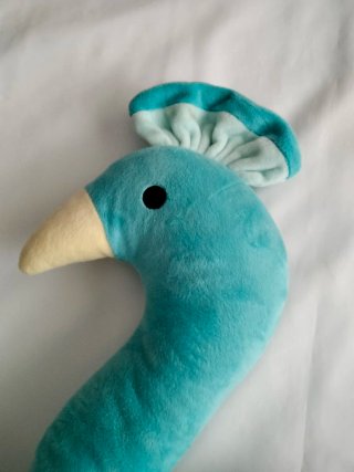 Cojín infantil avestruz peluche