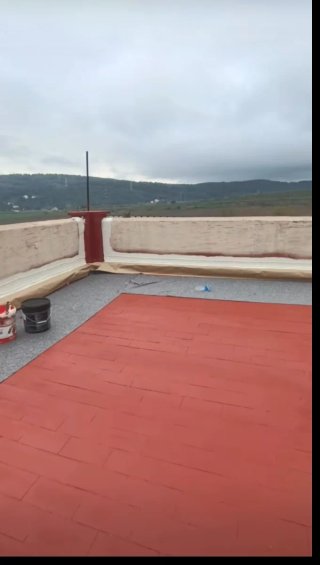 Impermeabilización de terrazas más pintura
