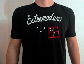CAMISETA NEGRA - EXTREMODURO / LUNA - XL y más...