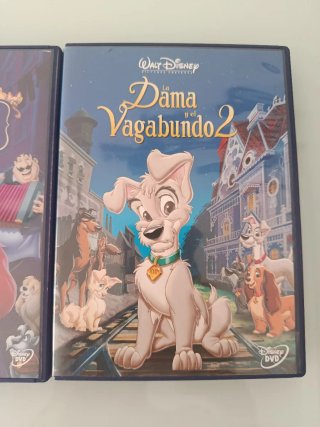 La Dama y el Vagabundo 1 y 2 DVD Disney