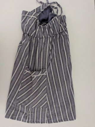 Vestido Pull&Bear rayas tirantes bolsillos