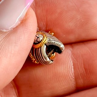 Charms Nueva Concha Ariel Disney Plata y Oro