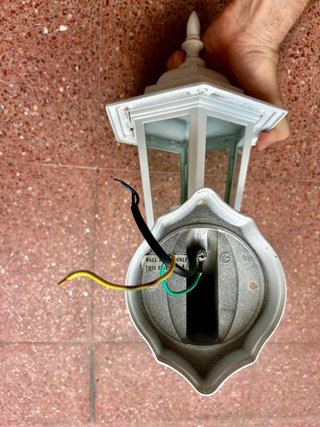 Aplique Farol Exterior Blanco