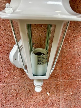 Aplique Farol Exterior Blanco
