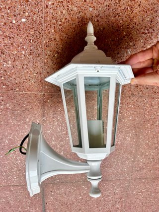Aplique Farol Exterior Blanco