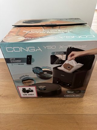 Aspiradora Conga Cecotec Negra. Y59 X-TREME. Nueva