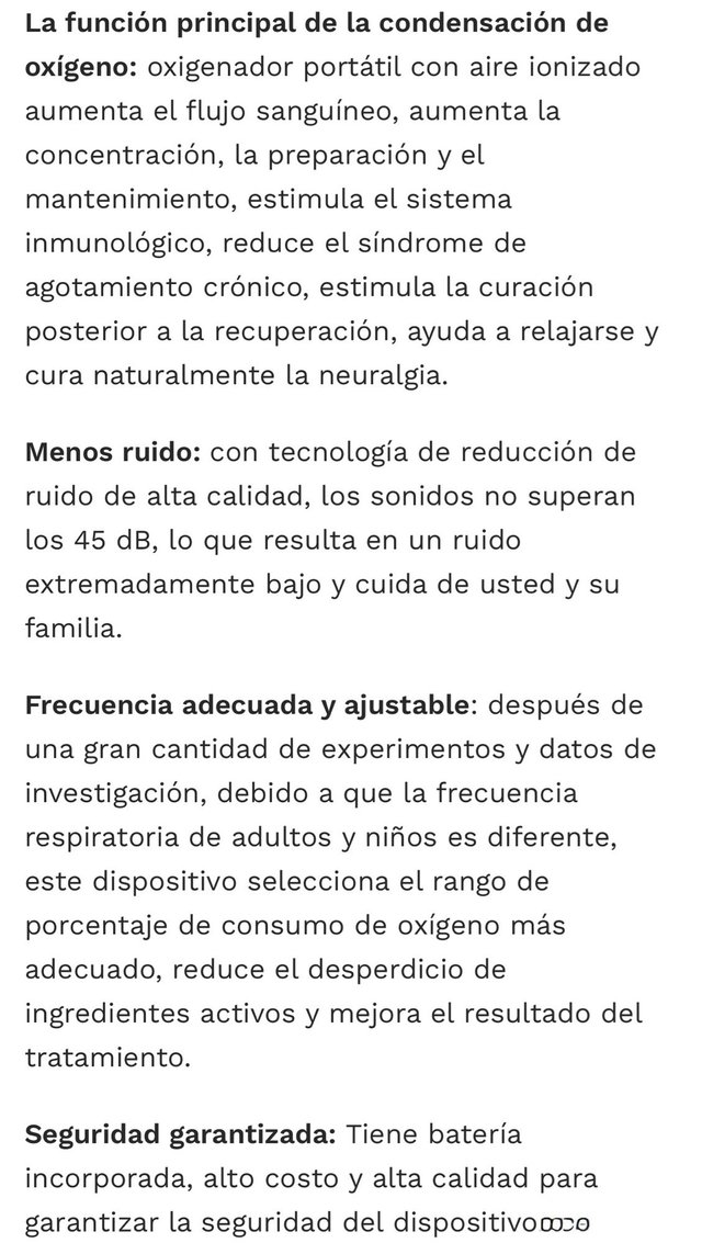 Concentrador de oxígeno portatil Dedakj DE-1A