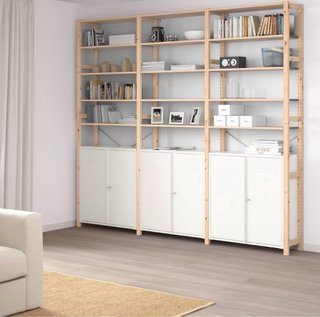 Guardaroba IVAR Ikea in Metallo Bianco
