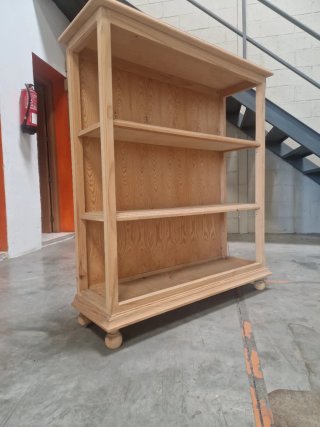 Estantería de madera de 4 baldas