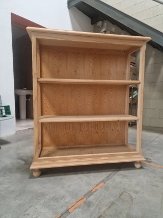Estantería de madera de 4 baldas