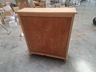 Estantería de madera de 4 baldas