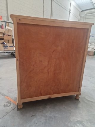 Estantería de madera de 4 baldas