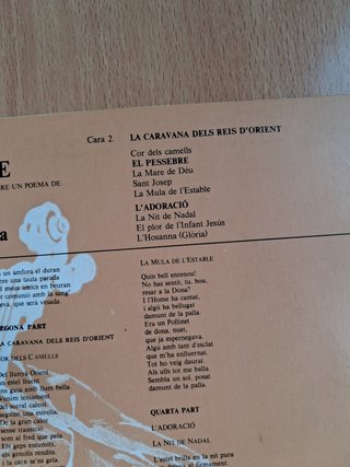 Disco vinilo Pau Casals - El Pessebre (1978)