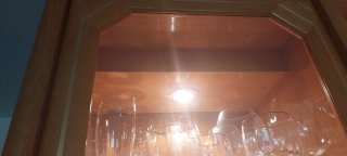 2 Vetrine in legno e vetro per soggiorno