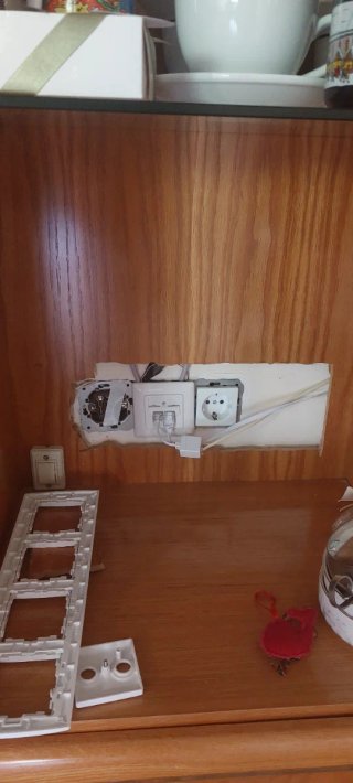2 Vetrine in legno e vetro per soggiorno
