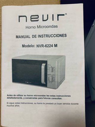 Microondas Nevir Blanco