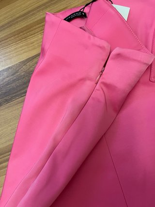 Falda Zara corazón rosa Talla XS
