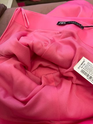 Falda Zara corazón rosa Talla XS