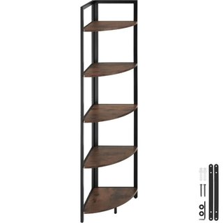 Scaffali ad angolo Castlebar 30 x 30 x 150 cm · Metallo