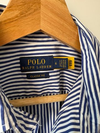 Camisa Polo Ralph Lauren Rayas Talla S