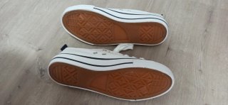 Zapatillas Roly lona blancas talla 37