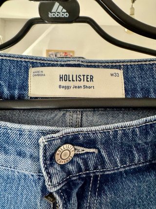 Shorts Vaqueros Hollister Hombre Talla M
