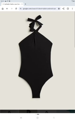 Bañador negro Zara Home