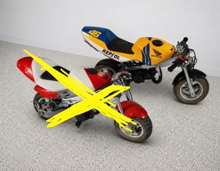 Mini Moto Pocket Bike 49cc gasolina Amarilla
