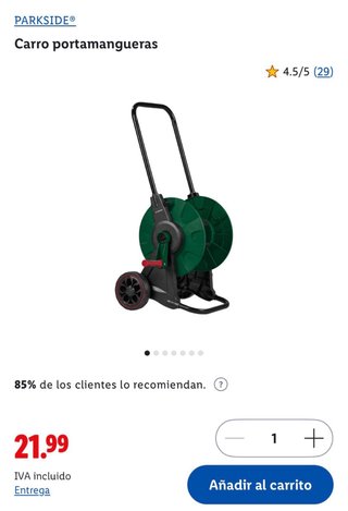 Carrito Portamangueras PARKSIDE