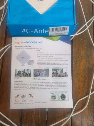 Antena 4G LTE Aigital con ventosa