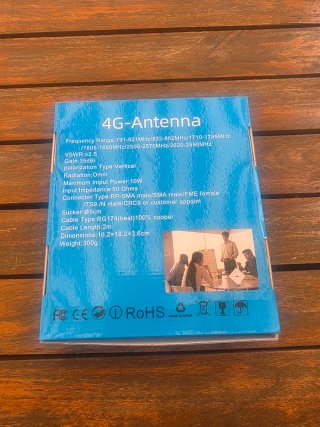 Antena 4G LTE Aigital con ventosa