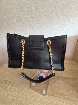Bolso US Polo Negro y Dorado