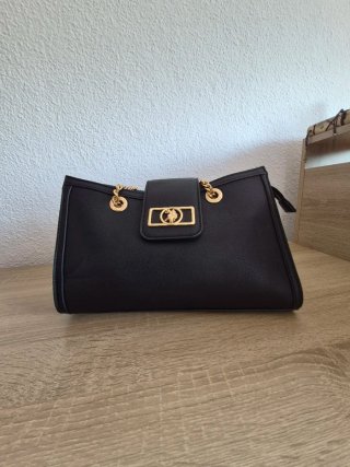 Bolso US Polo Negro y Dorado