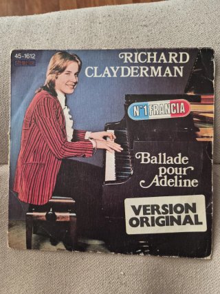 Single Vinilo Richard Clayderman Ballade pour Adel