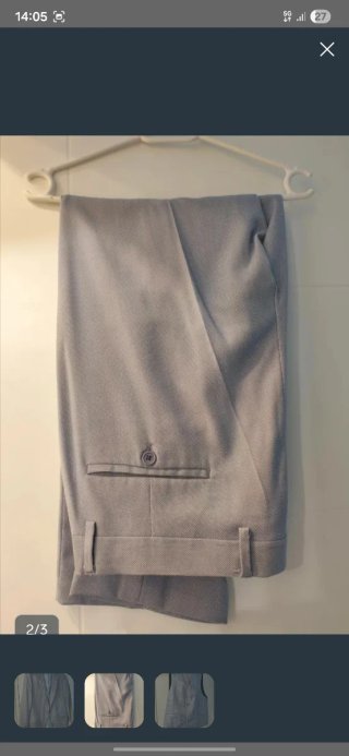 TRAJE CELESTE COMPLETO CON CHALECO