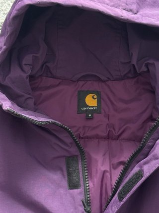 Abrigo Carhartt Morado Capucha Talla S