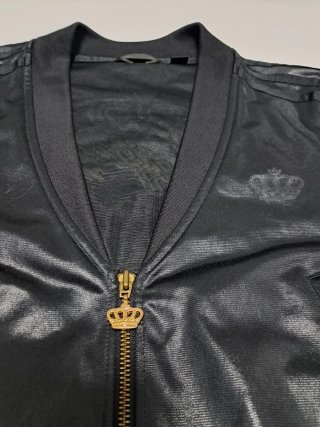 Chaqueta Adidas Vintage Respect Me Negra Dorada